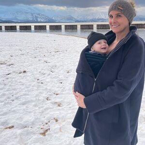 Love Artipoppe? You need this Seraphine Baby Wearing Navy Wool Peacoat